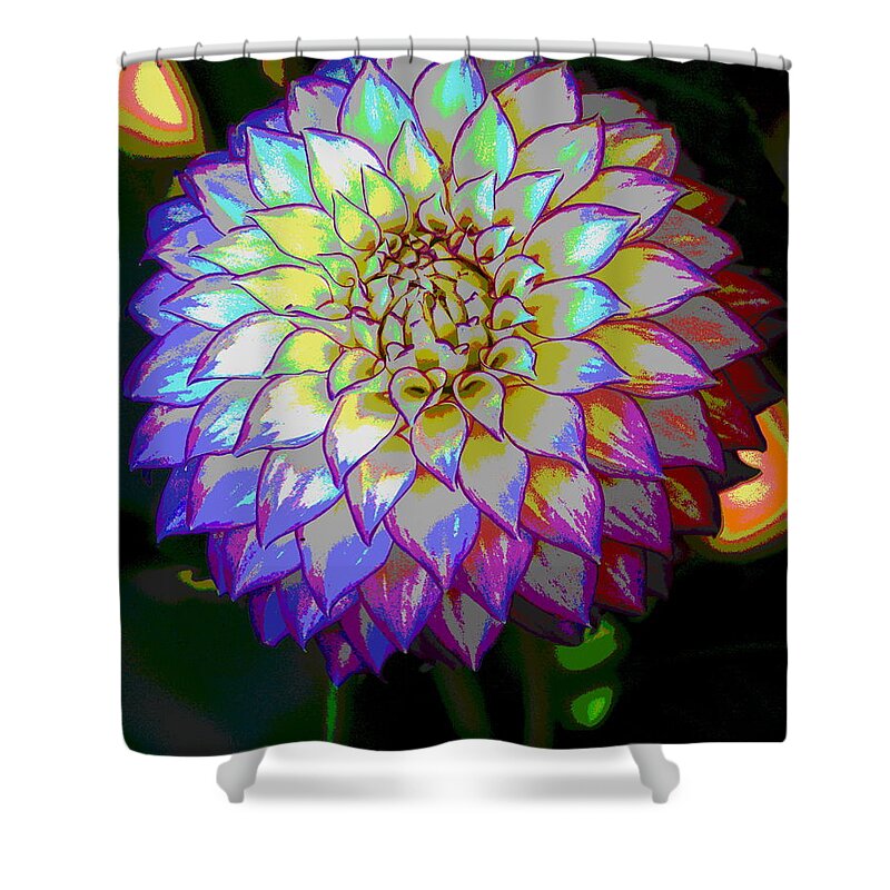 Flowers Shower Curtain featuring the photograph Open for Pleasure Flowart by Ben Upham III