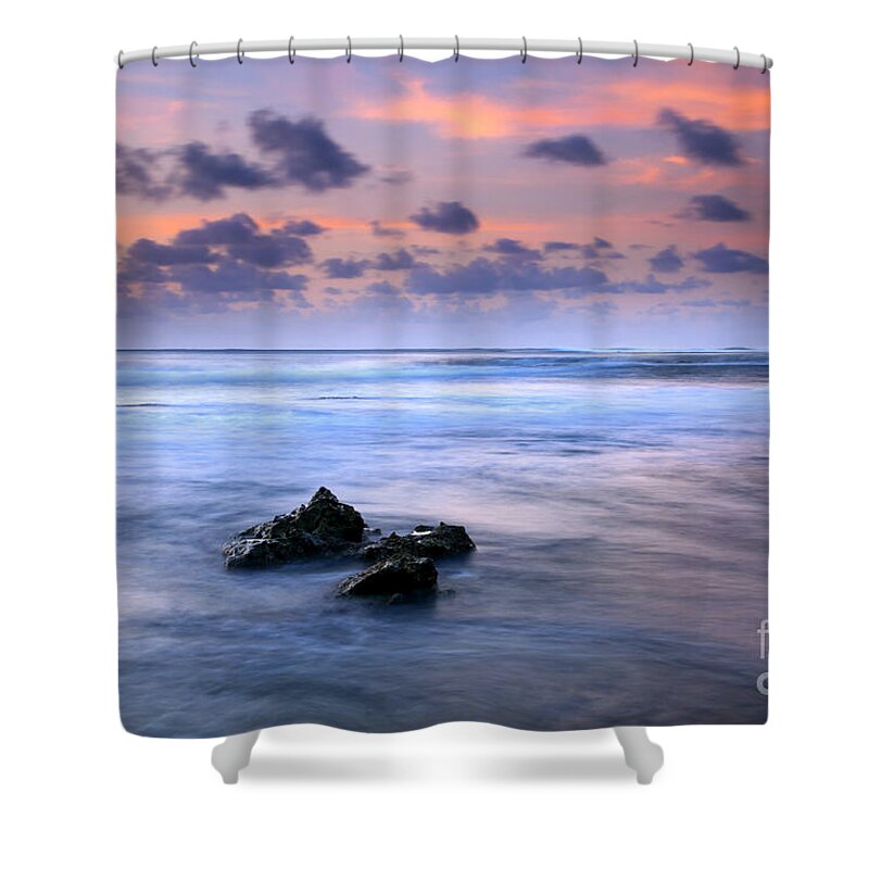 Tunnels Beach Shower Curtain featuring the photograph Pastel Tides by Michael Dawson