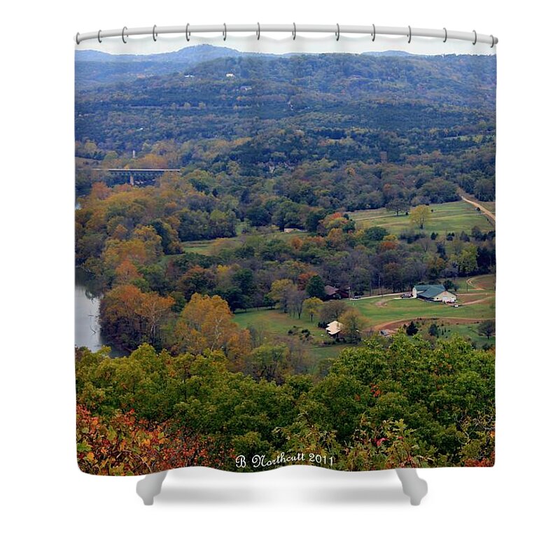 Valley Shower Curtain featuring the photograph Peace In The Valley by Betty Northcutt