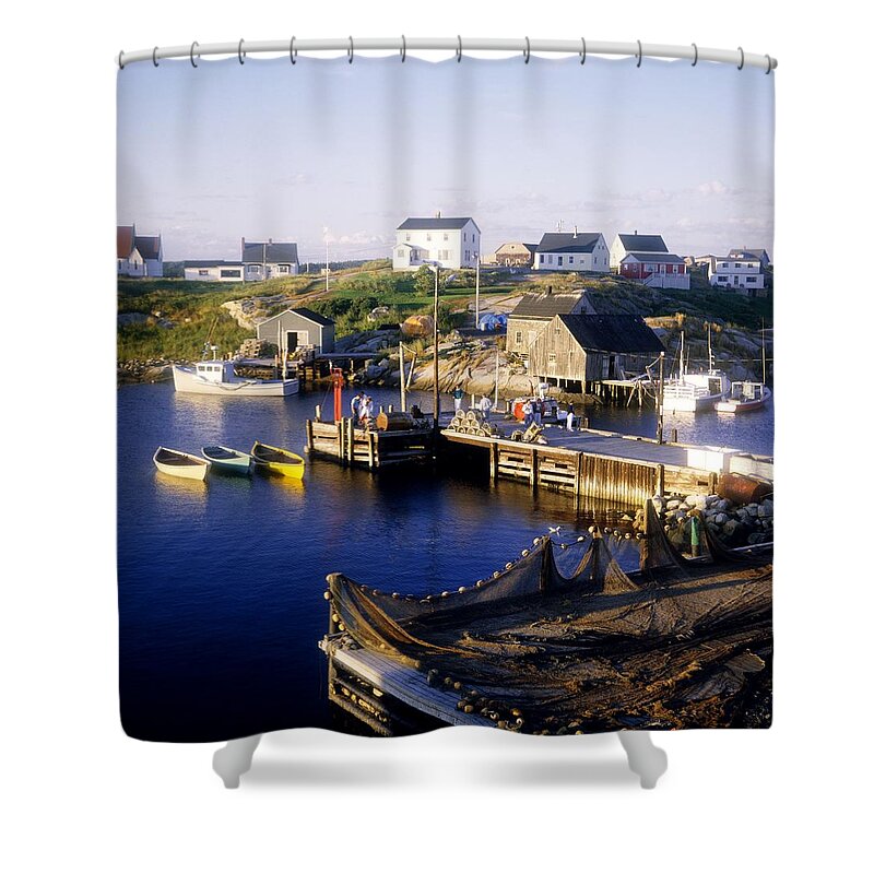 Canada Shower Curtain featuring the photograph Peggys Cove, Nova Scotia by David Chapman