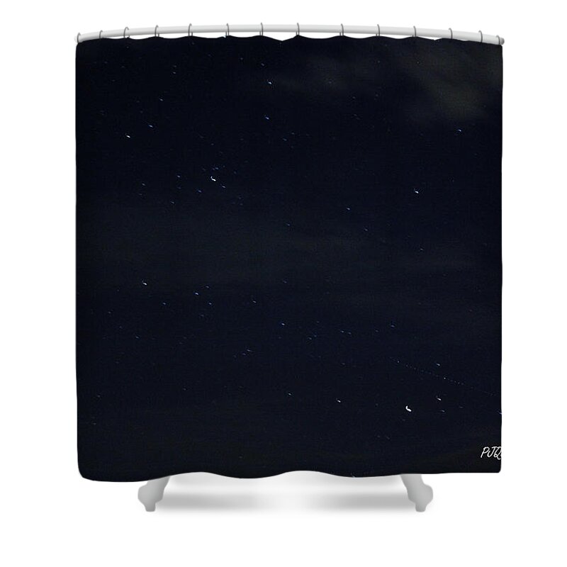  Shower Curtain featuring the photograph Perseid Meteor 2012 by PJQandFriends Photography