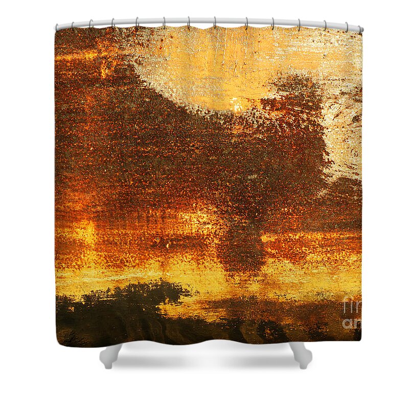 Orange Shower Curtain featuring the photograph Poodle by Eena Bo