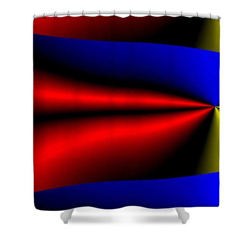 Primary Colors Shower Curtain featuring the photograph Primary Folds by Kristin Elmquist