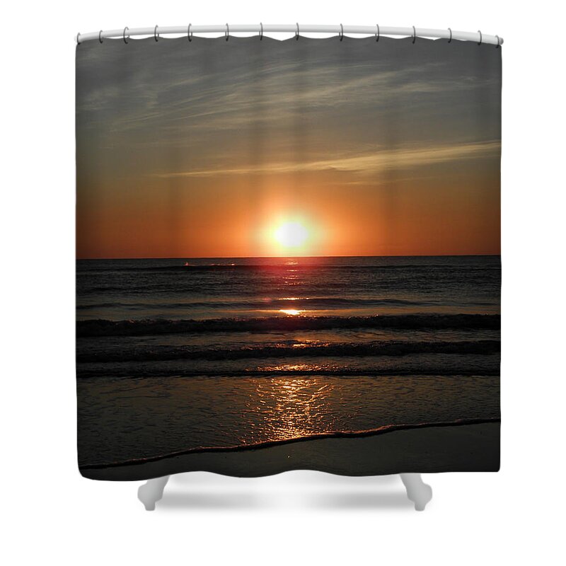 Sunrise Shower Curtain featuring the photograph Reflections Of The Rise by Kim Galluzzo