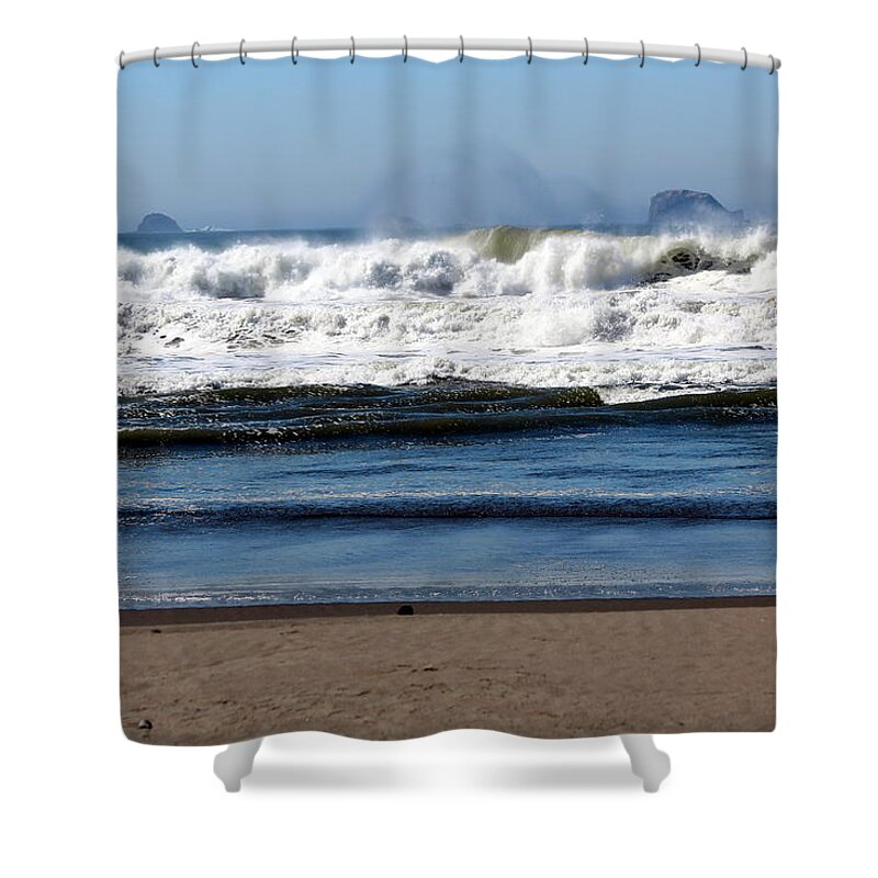 Ocean Shower Curtain featuring the photograph Refreshing by Jo Sheehan