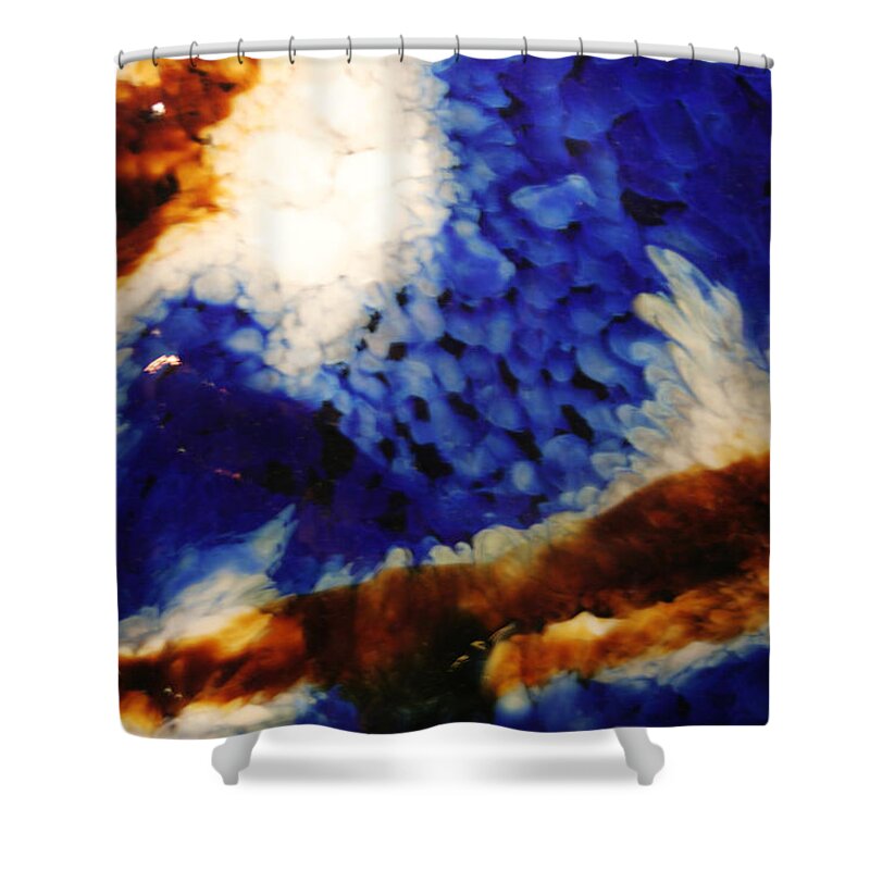 Brown Shower Curtain featuring the photograph Rootbeer Sky by Ric Bascobert