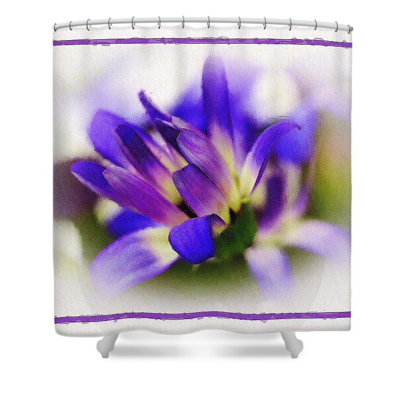 Blue Shower Curtain featuring the photograph Royal Purple by Judi Bagwell