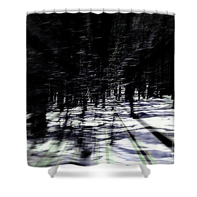 Run Shower Curtain featuring the photograph Run by Julie Lueders 