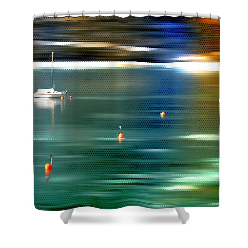 Sailing Boat Shower Curtain featuring the photograph Sailing by Hannes Cmarits