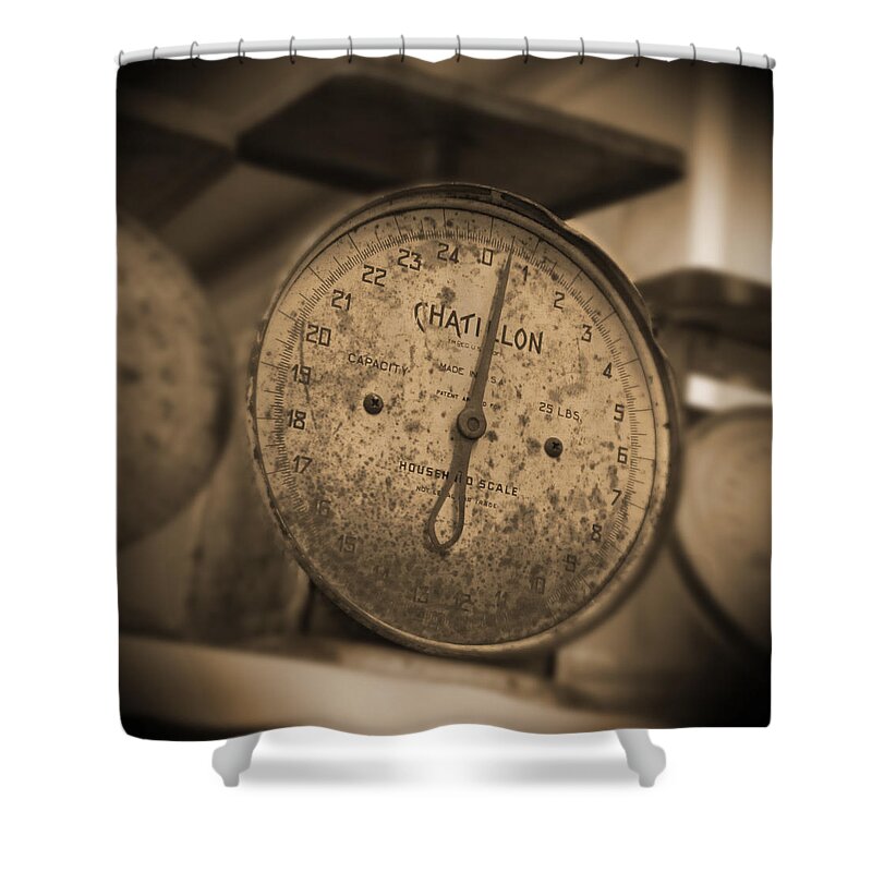 Scale Shower Curtain featuring the photograph Scale by Mike McGlothlen