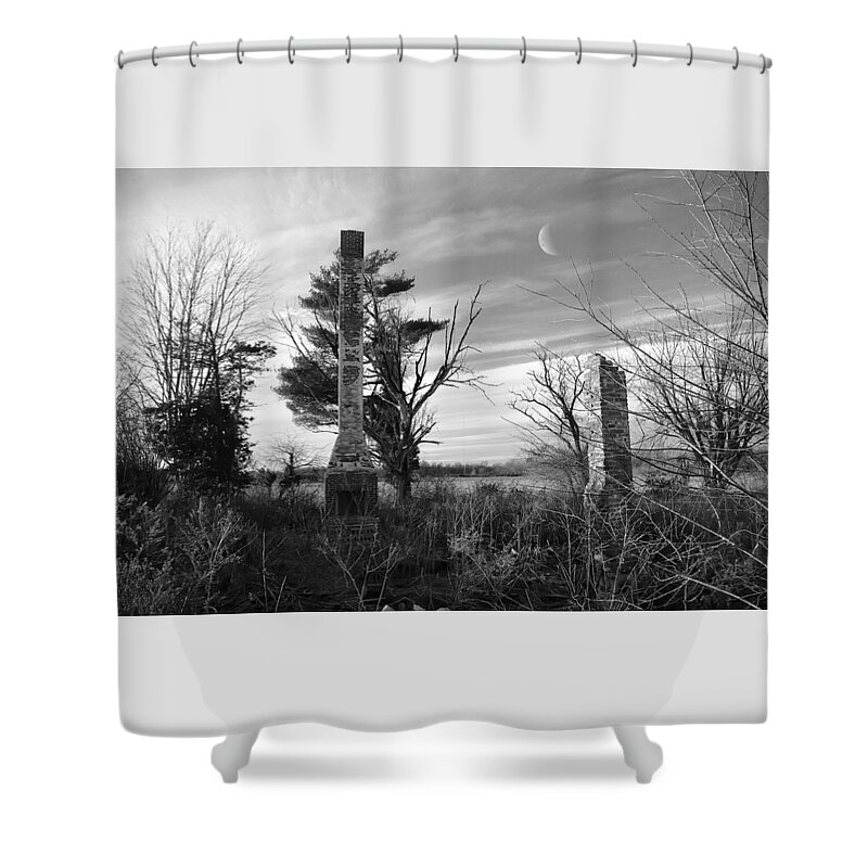 2d Shower Curtain featuring the photograph Shades Of Sorrow by Brian Wallace