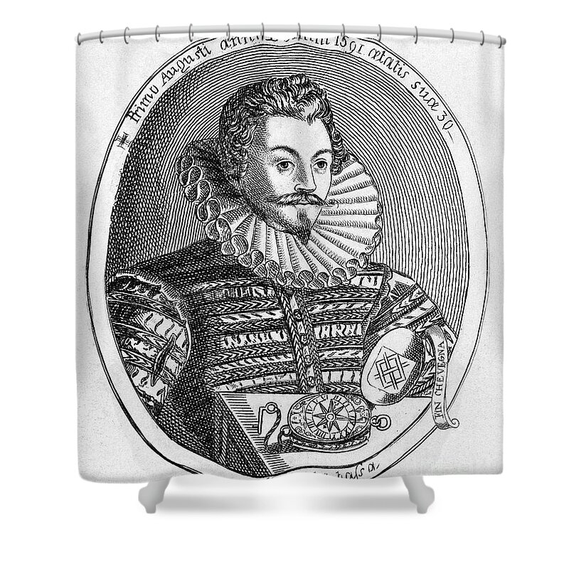 16th Century Shower Curtain featuring the photograph Sir John Harington by Granger