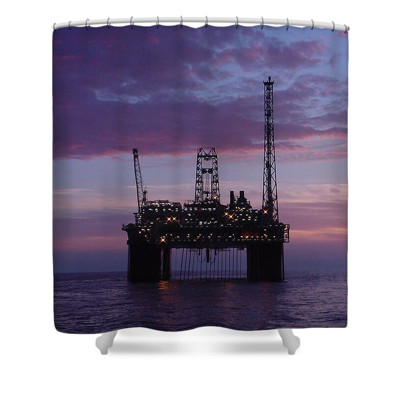 Norway Shower Curtain featuring the photograph Snorre at Dusk by Charles and Melisa Morrison