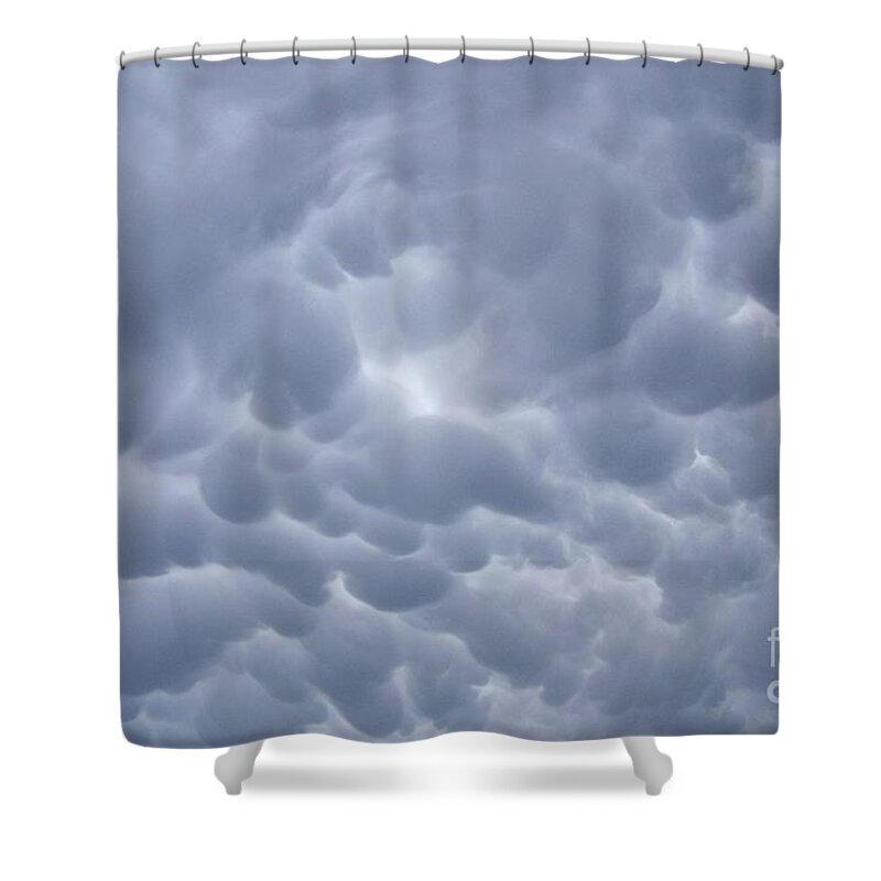Storm Clouds Shower Curtain featuring the photograph Something Wicked This Way Comes by Dorrene BrownButterfield