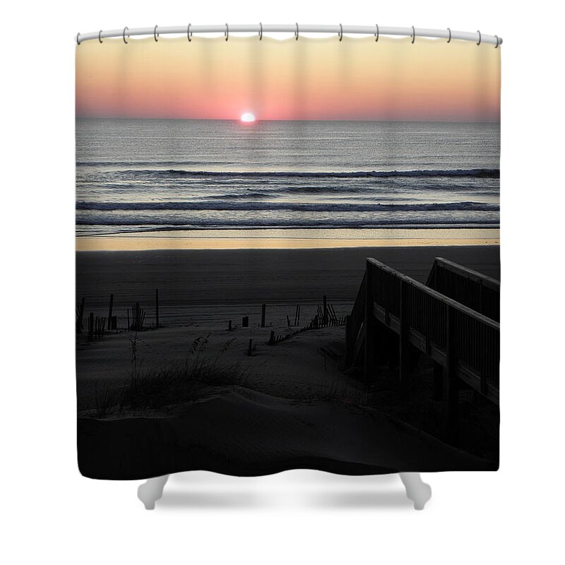 Sunrise Shower Curtain featuring the photograph Soothing Sunrise by Kim Galluzzo Wozniak