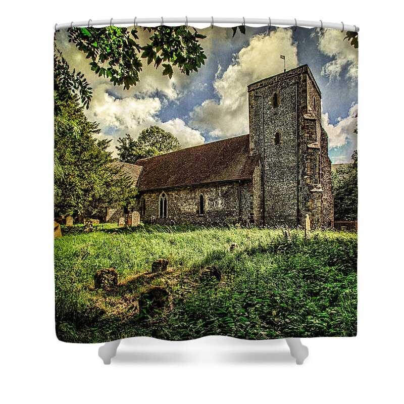 Church Shower Curtain featuring the photograph St Andrews Church by Chris Lord