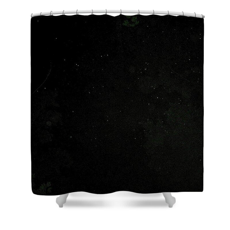 Stars Shower Curtain featuring the photograph Starry Sky by Linda Hutchins