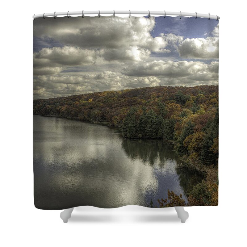 Fall Shower Curtain featuring the photograph Starved Rock Fall Colors by Peter Ciro