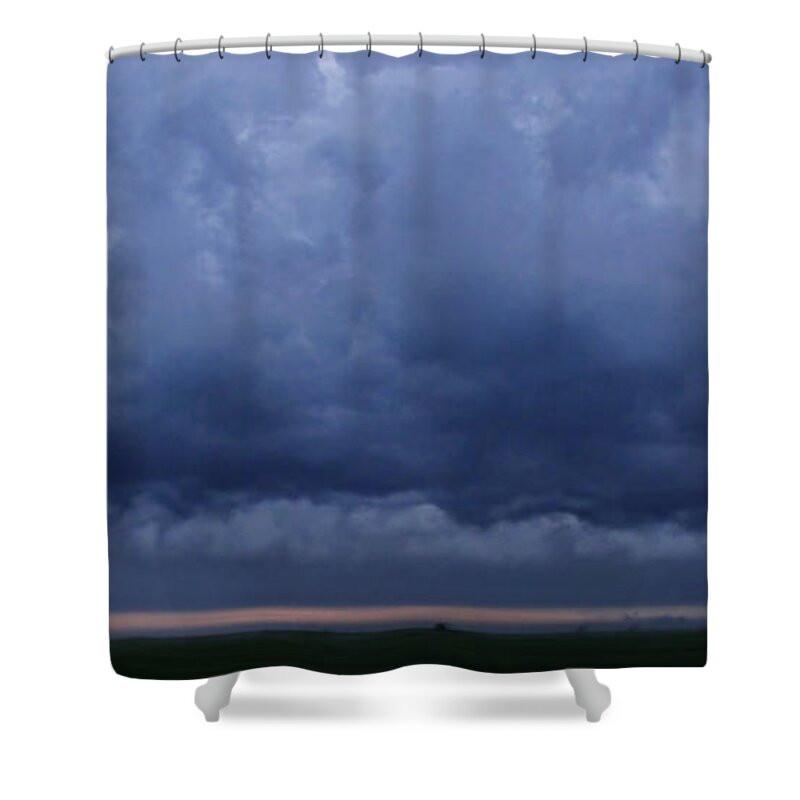  Shower Curtain featuring the photograph Stormy Morning by Debbie Portwood