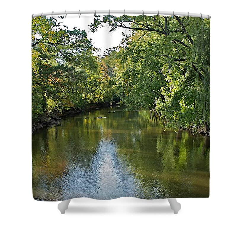 Red Cedar River Shower Curtain featuring the photograph Summer Light by Joseph Yarbrough