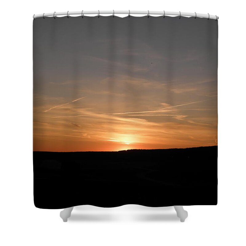 Sundown Shower Curtain featuring the photograph Sundown by Kim Galluzzo