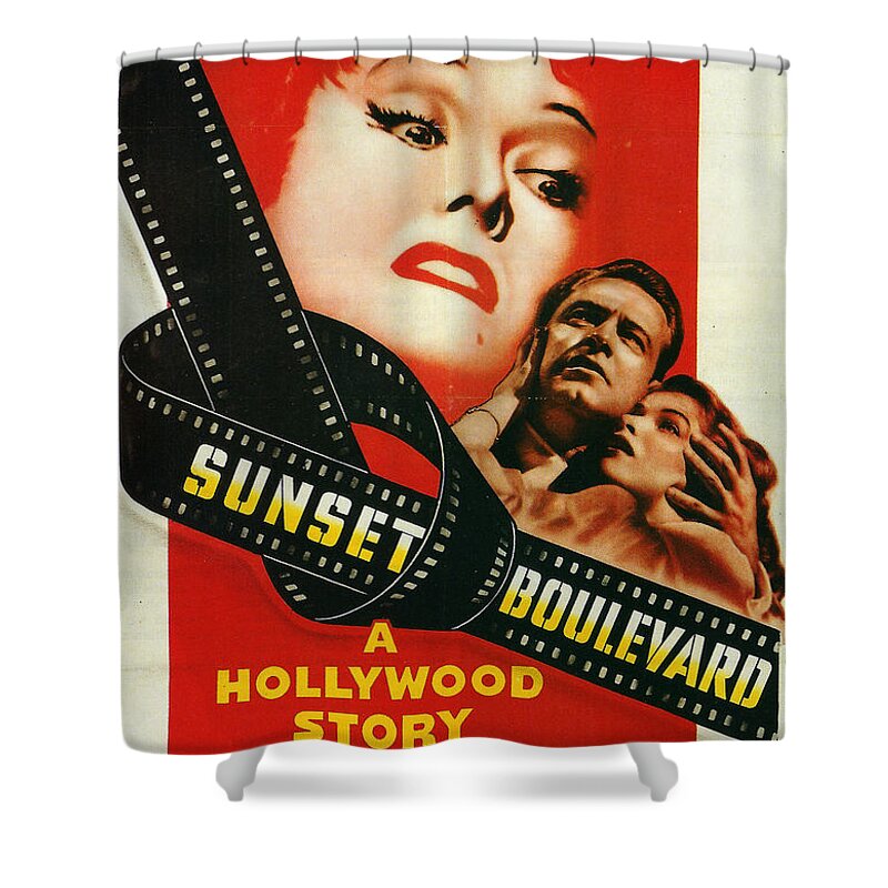 Sunset Boulevard Shower Curtain featuring the photograph Sunset Boulevard by Georgia Clare
