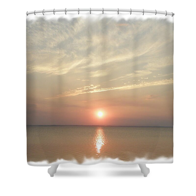 Sunrise Shower Curtain featuring the photograph Suttle Sunrise by Kim Galluzzo Wozniak