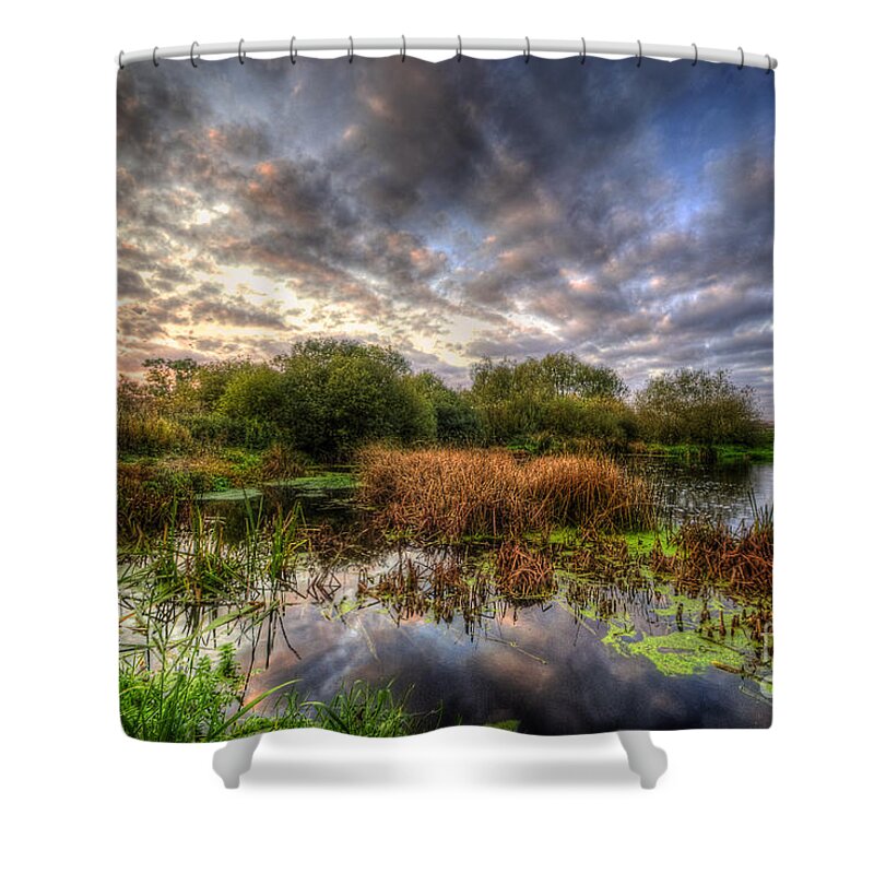 Hdr Shower Curtain featuring the photograph Swampy by Yhun Suarez
