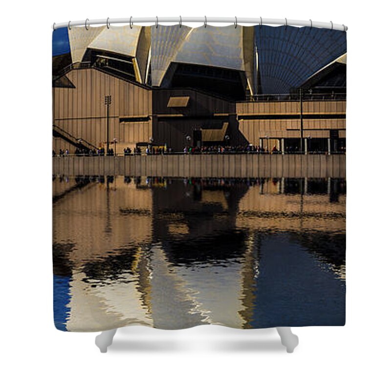 Sydney Opera House Shower Curtain featuring the photograph Sydney Opera House abstract by Sheila Smart Fine Art Photography