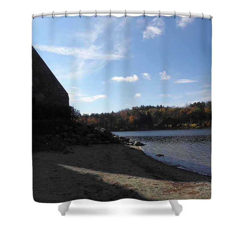 Old Shower Curtain featuring the photograph Takes Your Breath Away by Kim Galluzzo