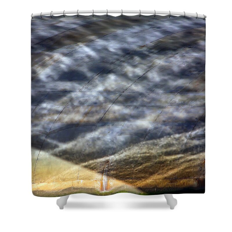 Kg Shower Curtain featuring the photograph Thames Reflections by KG Thienemann