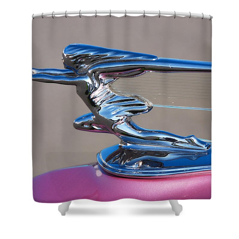 Automobiles Shower Curtain featuring the photograph The Chase Continues... by John Schneider