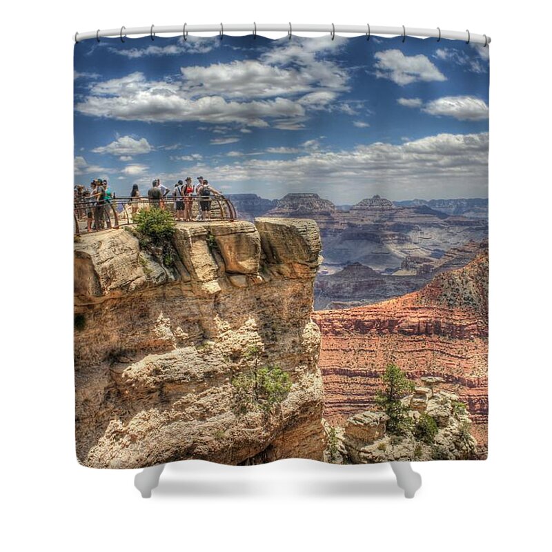 Grand Shower Curtain featuring the photograph The Grand View by J Laughlin