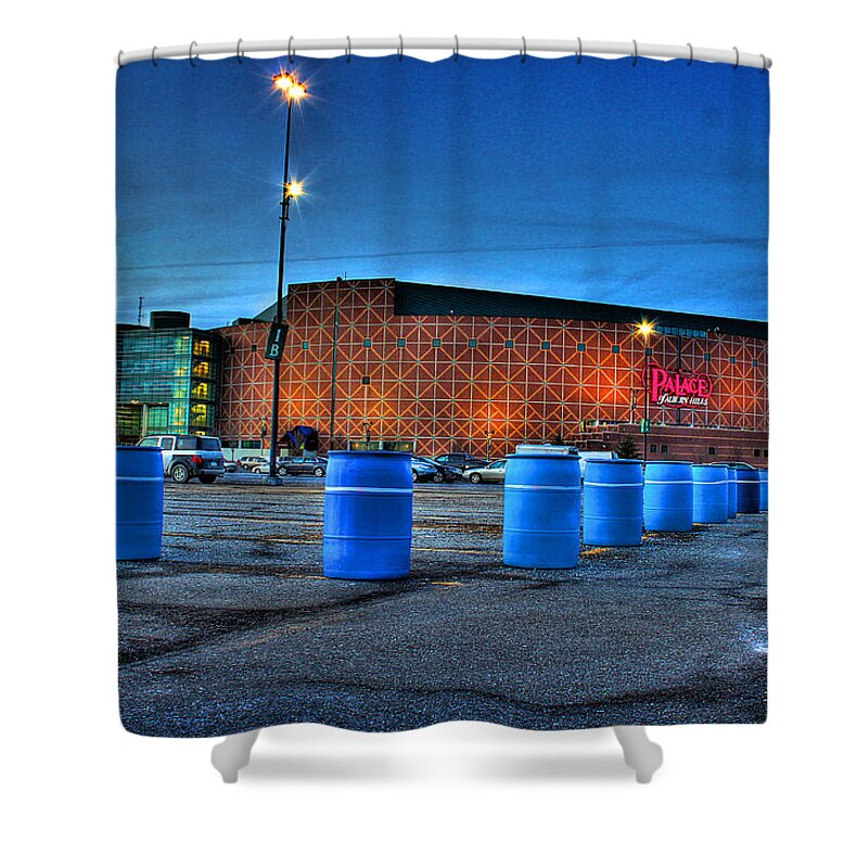 Shower Curtain featuring the photograph The Palace of Auburn Hills MI by Nicholas Grunas