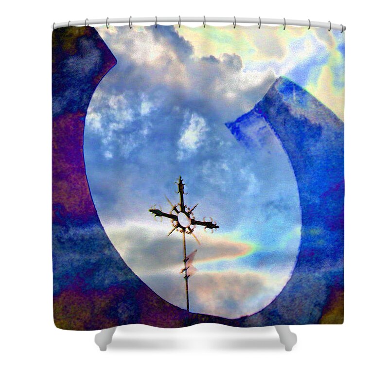 Abstract Shower Curtain featuring the photograph The Promise by Lenore Senior