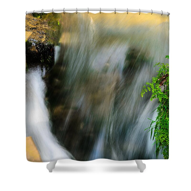 Stream Shower Curtain featuring the photograph The stream by Michael Goyberg