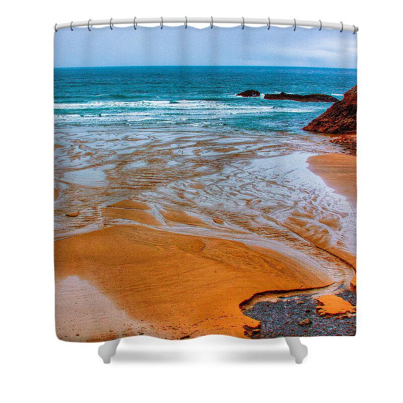 Tide Pools Shower Curtain featuring the photograph Tide Pools by David Patterson