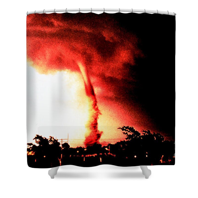 Science Shower Curtain featuring the photograph Tornado Sequence, 3 Of 4 by Science Source