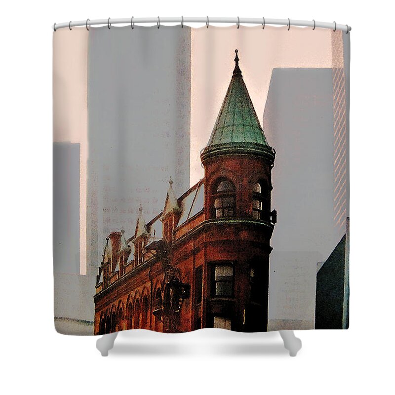 Toronto Shower Curtain featuring the photograph Toronto Old And New by Ian MacDonald
