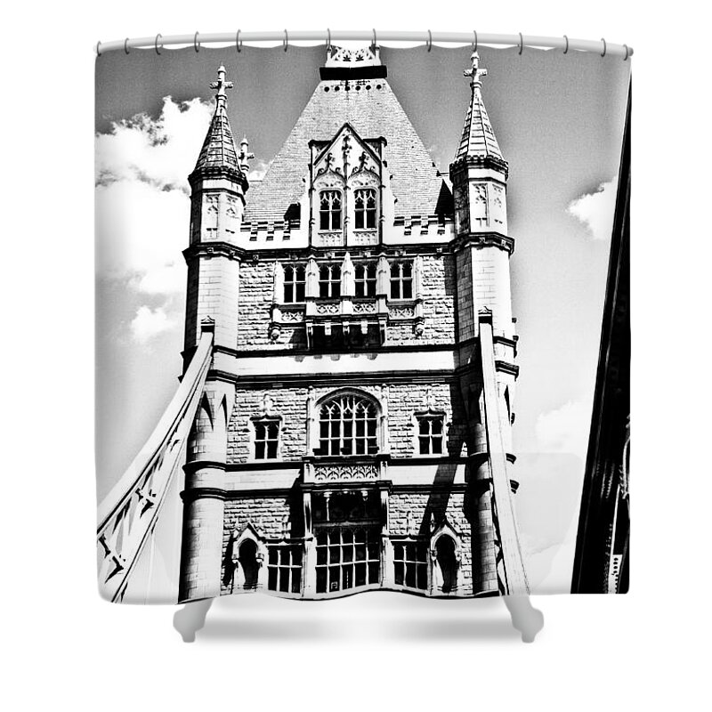 Tower Bridge Shower Curtain featuring the photograph Tower Bridge by Dawn OConnor