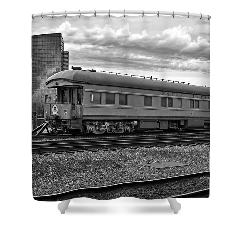 Train Shower Curtain featuring the photograph Train by Randy Wehner