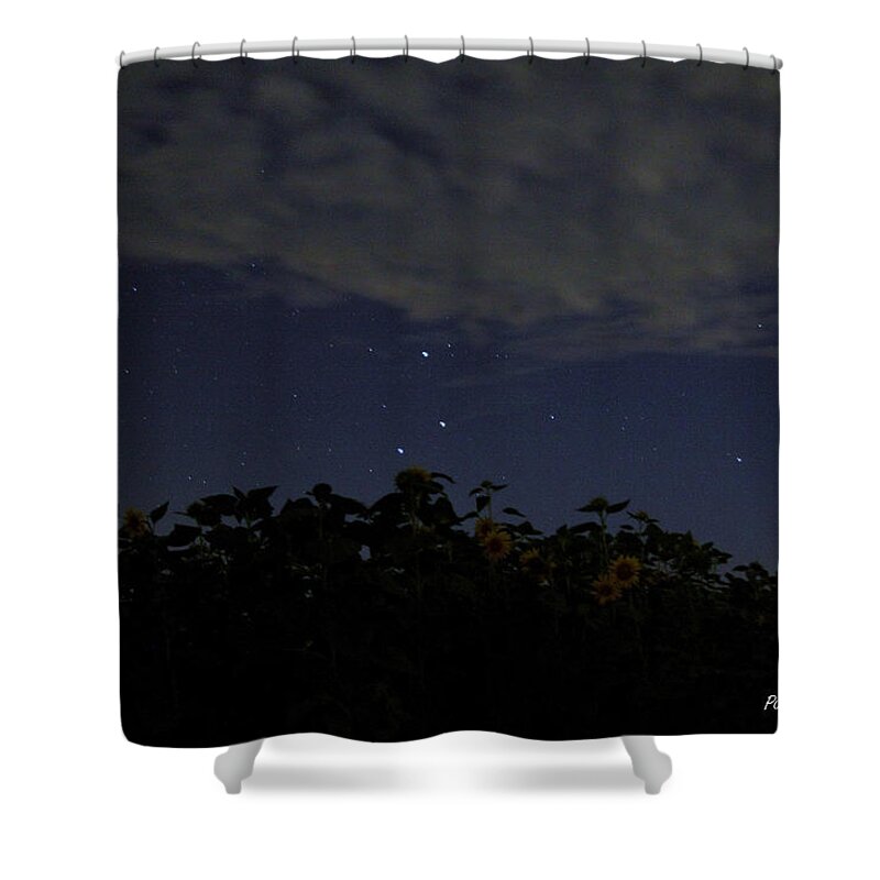 Shower Curtain featuring the photograph Trifecta at Crescent Farm by PJQandFriends Photography
