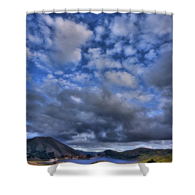 Twitchell Reservoir Shower Curtain featuring the photograph Twitchell Reservoir by Beth Sargent