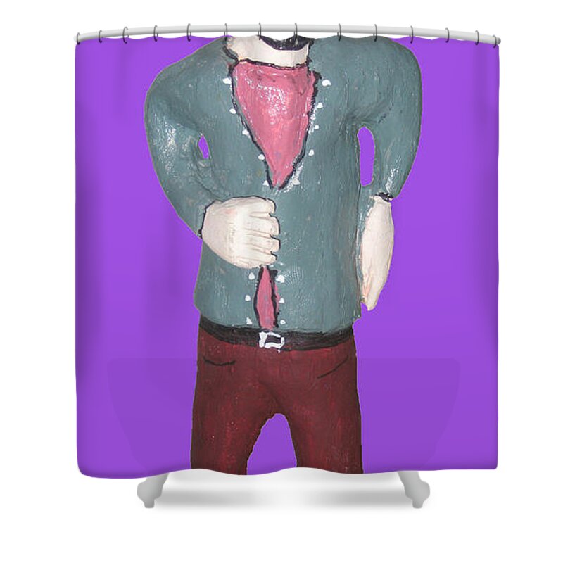 The Rat Pack Shower Curtain featuring the photograph Uncle Tom by Robert Margetts