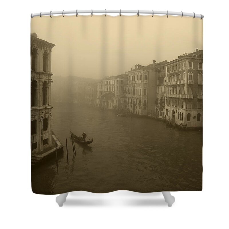 Venice Shower Curtain featuring the photograph Venice by David Gleeson