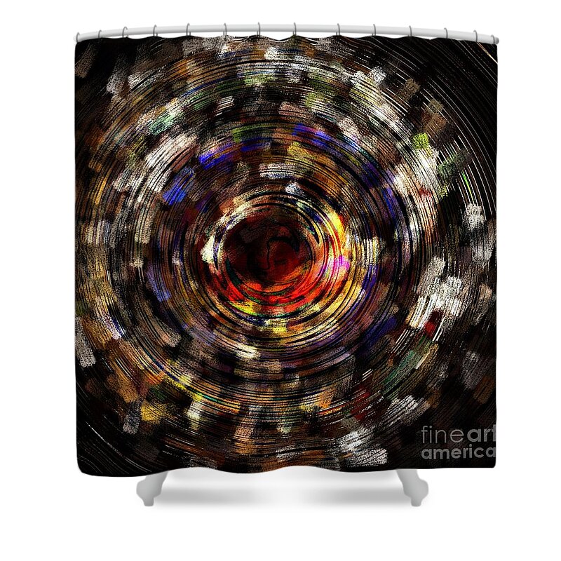 Digital Art Shower Curtain featuring the photograph Vortex by Blair Stuart