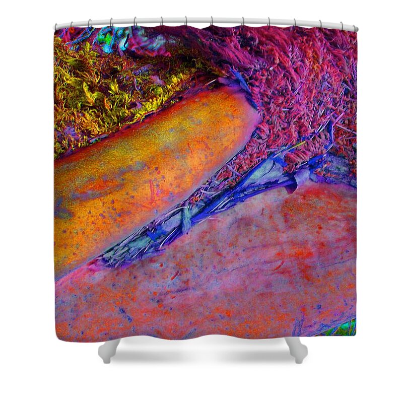 Nature Shower Curtain featuring the digital art Waking Up by Richard Laeton
