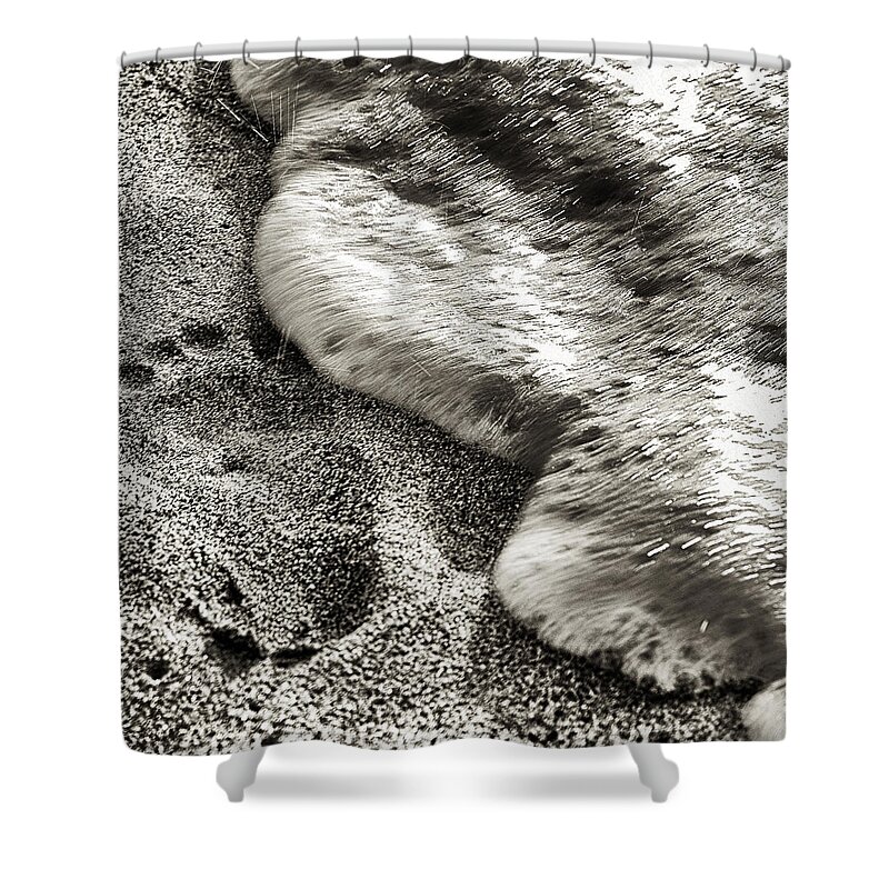 Landscapes Shower Curtain featuring the photograph Washed ashore by Mike Santis