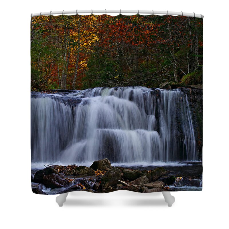 Waterfalls Shower Curtain featuring the photograph Waterfall Svitan by Ivan Slosar
