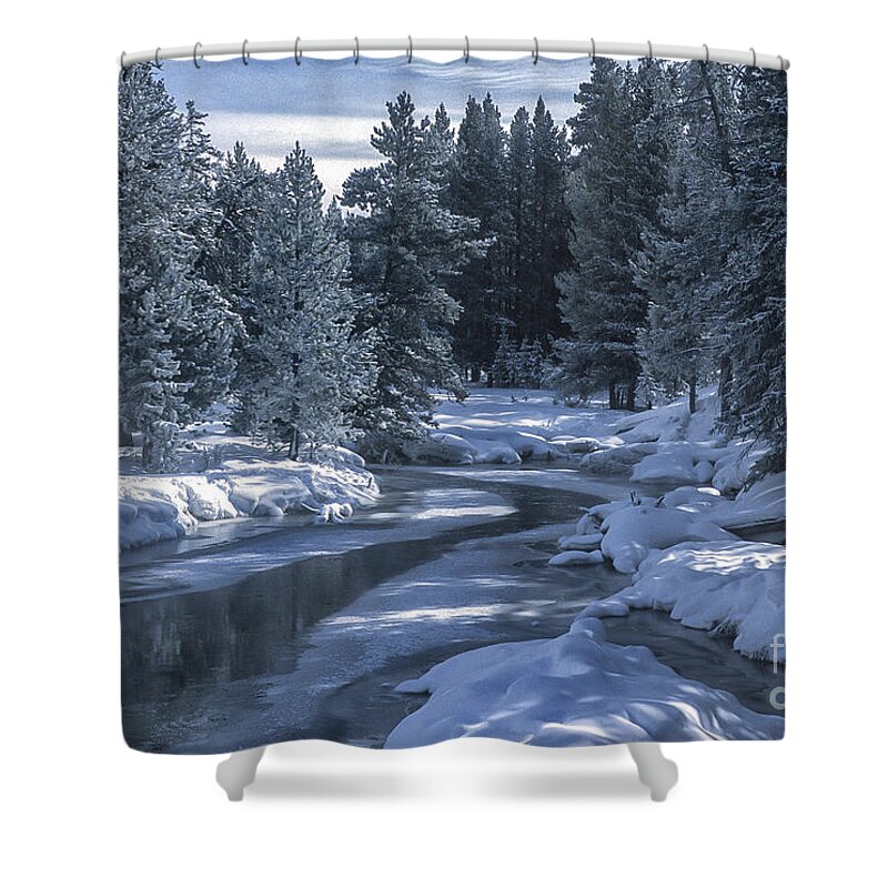 Winter Shower Curtain featuring the photograph Winter's Splendor by Sandra Bronstein